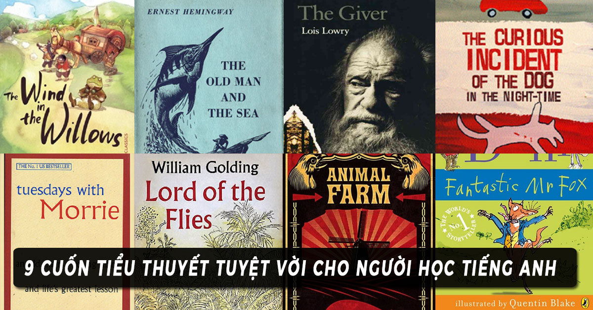 9 cuốn tiểu thuyết tuyệt vời cho người học Tiếng Anh (kèm link download)