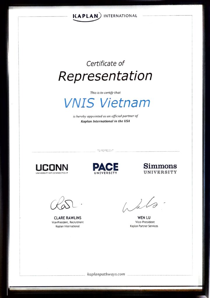 VNIS Education vinh dự là đối tác chính thức của 4 trường Đại học Quốc gia hàng đầu Hoa Kỳ tại Việt Nam